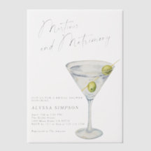 Martinis und Matrimony Brautparty