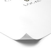 Martinis und Mistelzweig-Feierabendbar-Menü Poster (Ecke)