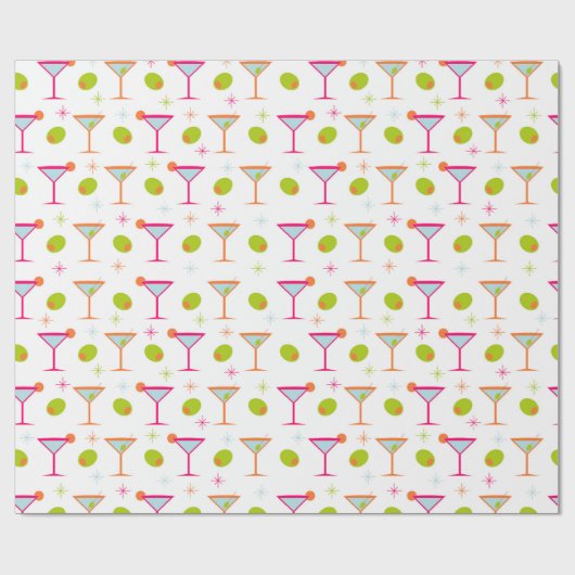 Martinis- und Ölabscheider Geschenkpapier (Flach)