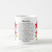 Martins, der Ursprung, die Bedeutung und das Kaffeetasse (Mittel)