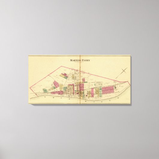 Martin's Ferry Leinwanddruck (Vorderseite)