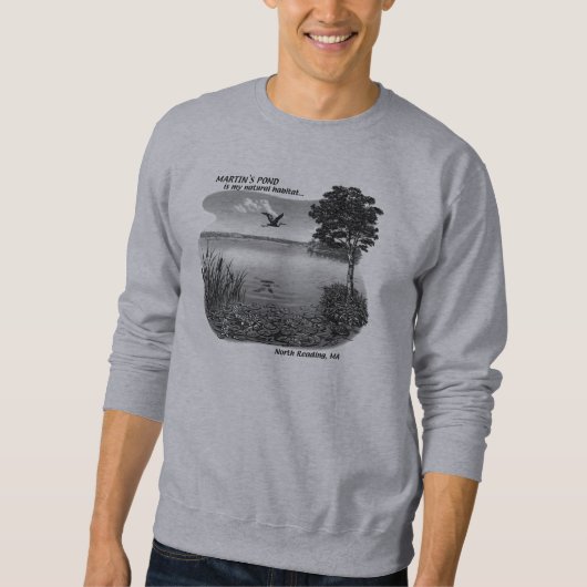 Martins Teich-Sweatshirt Sweatshirt (Vorderseite)