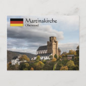 Martinskirche Oberwesel Postkarte (Vorderseite)