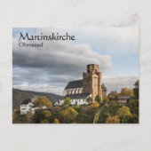 Martinskirche Oberwesel Postkarte (Vorderseite)
