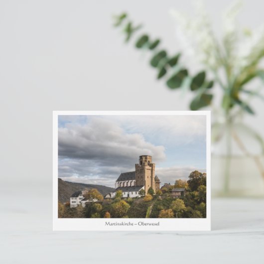 Martinskirche Oberwesel Postkarte (Stehend Vorderseite)