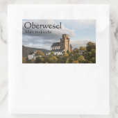 Martinskirche Oberwesel Rechteckiger Aufkleber (Tasche)