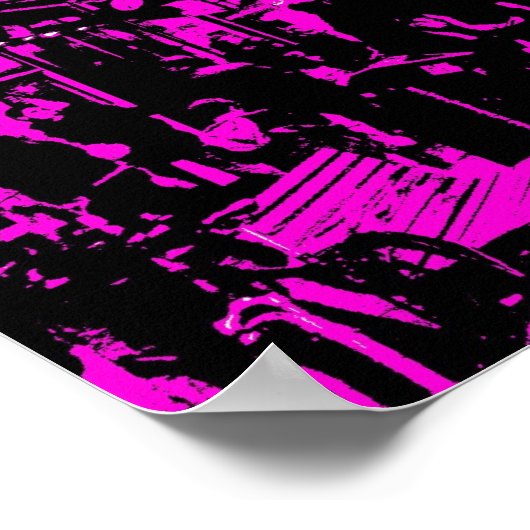 martinstor freiburg pink poster (Ecke)