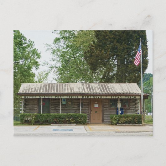 Martinsville, Texas, Post Postkarte (Vorderseite)