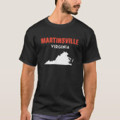 Martinsville Virginia USA Staat America Travel Vir T-Shirt (Vorderseite)