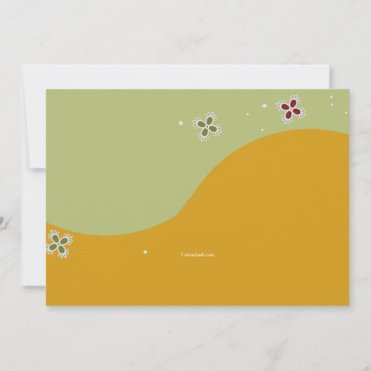 Martisor Dolls Foto Grußkarte (Rückseite)