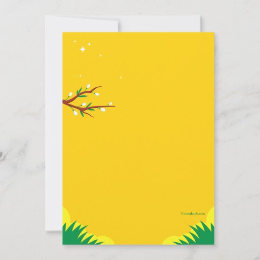 Martisor Greeting Card (Rückseite)