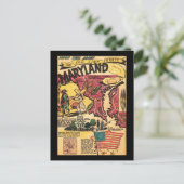 Martland Der alte Staat Postkarte (Stehend Vorderseite)