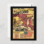Martland Der alte Staat Postkarte (Vorne/Hinten)