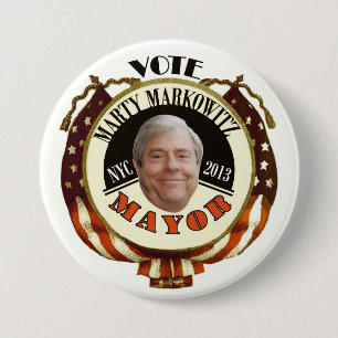 Marty Markowitz NYC Bürgermeister 2013 Button