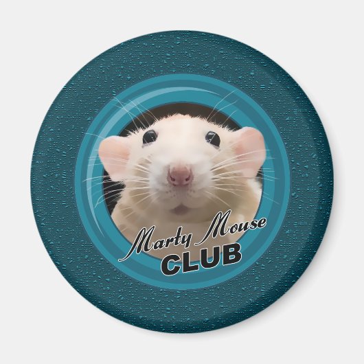 Marty Mouse Club Magnet (Vorne)