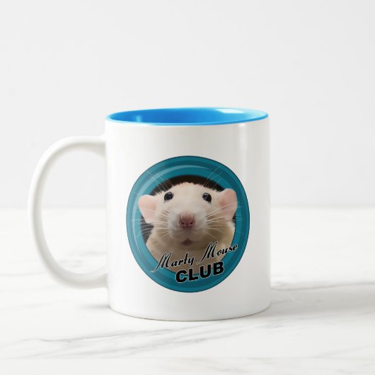 Marty Mouse Club Tasse - Logo (Links)