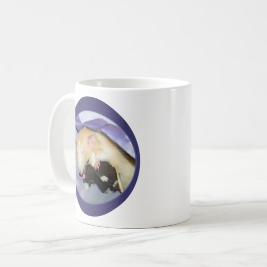 Marty Mouse Tasse (Rattenschlamm mit Teddy Bear) (Vorderseite Links)