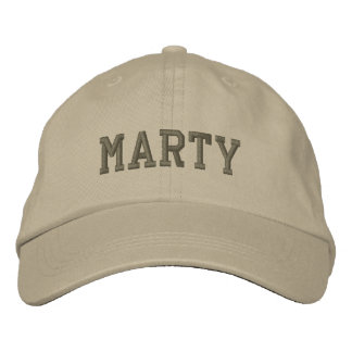 Marty Name bestickte Baseballkappe / Hat