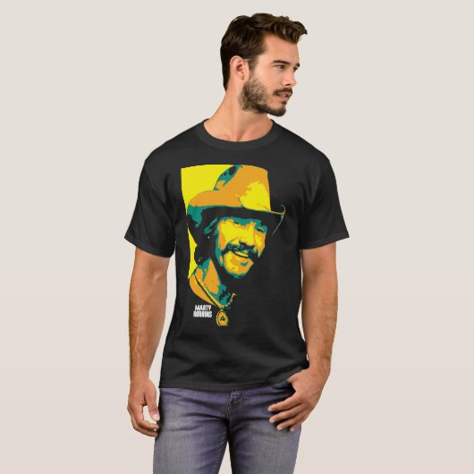 Marty Robbins. Martin David Robinson. Amerikanerin T-Shirt (Vorne ganz)