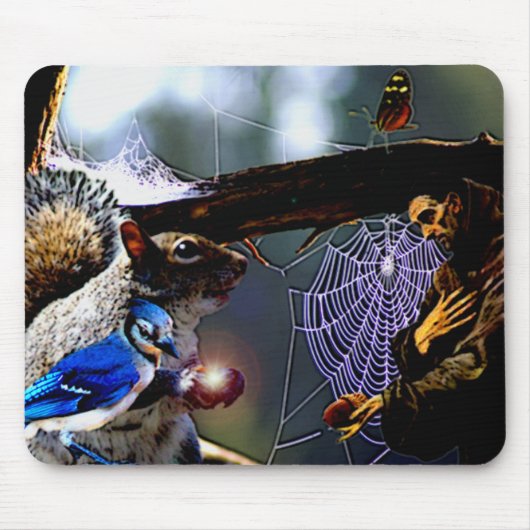 Marty und Heiliger Franziskus Mousepad (Vorne)