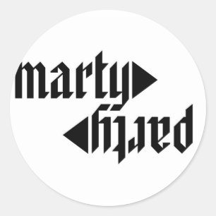 MartyParty Aufkleber