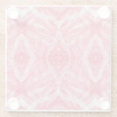 Martyrdom Abstract Red White Watercolor Art Glasuntersetzer (Rückseite)