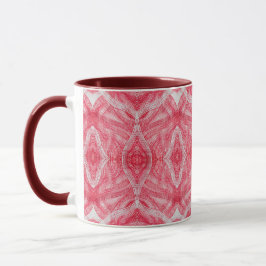 Martyrdom Abstract Red White Watercolor Art Tasse