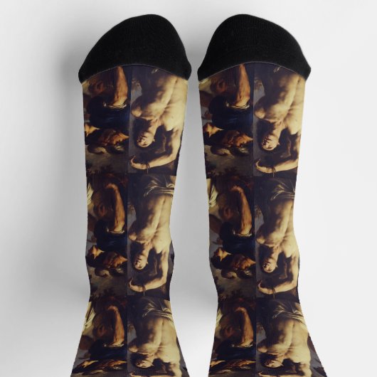 Martyrdom of St Sebastian by Andrea Vaccaro Socken (Oben)