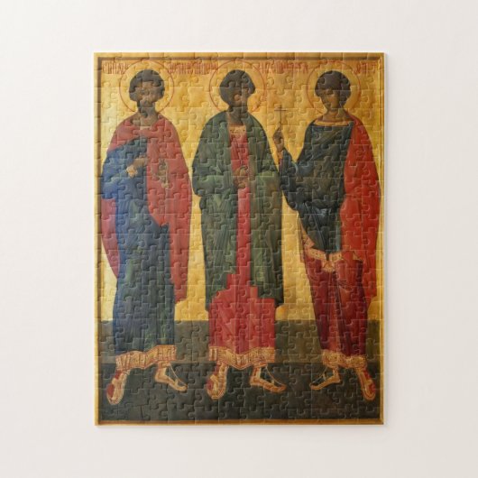 Märtyrer von Vilnius Anthony, John und Eustathius Puzzle (Vertikal)