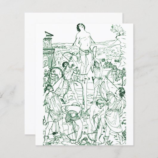 Märtyrertod St. Sebastian (Vorne/Hinten)