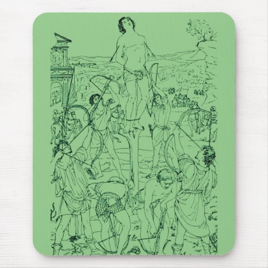 Märtyrertod St. Sebastian Mousepad (Vorne)