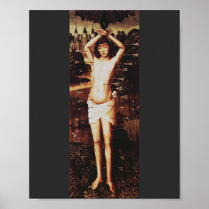 Märtyrertod St. Sebastian Poster