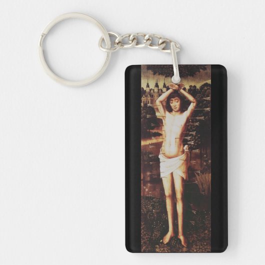 Märtyrertod St. Sebastian Schlüsselanhänger (Vorderseite)