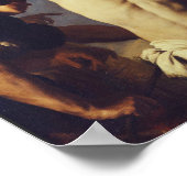 Märtyrertod St. Sebastian von Andrea Vaccaro Poster (Ecke)