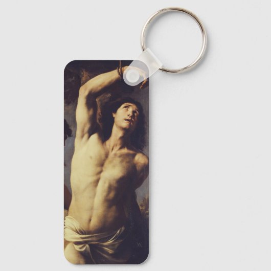 Märtyrertod St. Sebastian von Andrea Vaccaro Schlüsselanhänger (Rückseite)