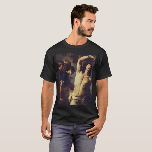 Märtyrertod St. Sebastian von Andrea Vaccaro T-Shirt (Vorne ganz)
