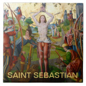 Märtyrertod von St. Sebastian (M 013) Fliese (Vorderseite)