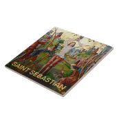 Märtyrertod von St. Sebastian (M 013) Fliese (Seite)