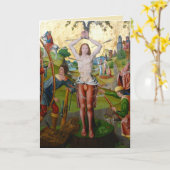 Märtyrertod von St. Sebastian (M 013) Karte (Gelbe Blume)