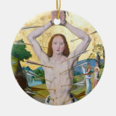 Märtyrertod von St. Sebastian (M 013) Keramik Ornament (Vorne)