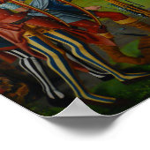 Märtyrertod von St. Sebastian (M 013) Poster (Ecke)