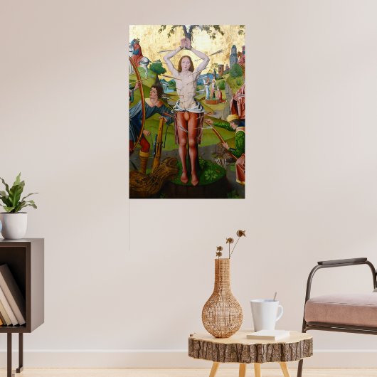 Märtyrertod von St. Sebastian (M 013) Poster (Wohnzimmer 3)