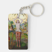 Märtyrertod von St. Sebastian (M 013) Schlüsselanhänger (Rückseite)