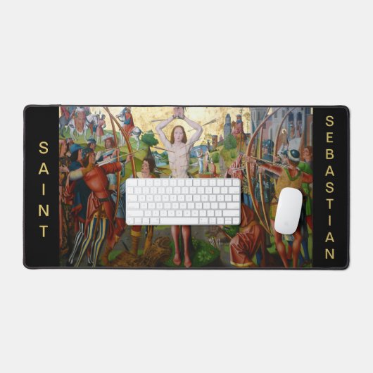 Märtyrertod von St. Sebastian (M 013) Schreibtischunterlage (Tastatur & Maus)