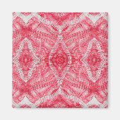 Martyrium Abstrakte Rot-Weiß-Aquarell-Kunst Magnet (Vorne)