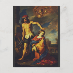 Martyrium der Heiligen Catherine Postkarte