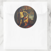 Martyrium der Heiligen Catherine Runder Aufkleber (Tasche)