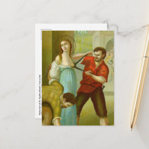 Martyrium der Hl. Agatha (M 003) Postkarte #2