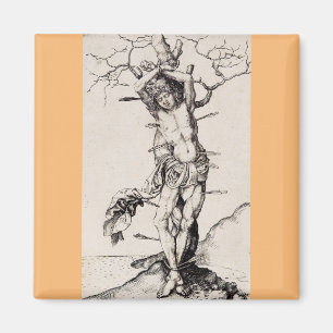 Martyrium des Heiligen Sebastian von Martin Schong Magnet