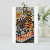 Martyrium des Heiligen Thomas von Canterbury Dankeskarte (Stehend Vorderseite)